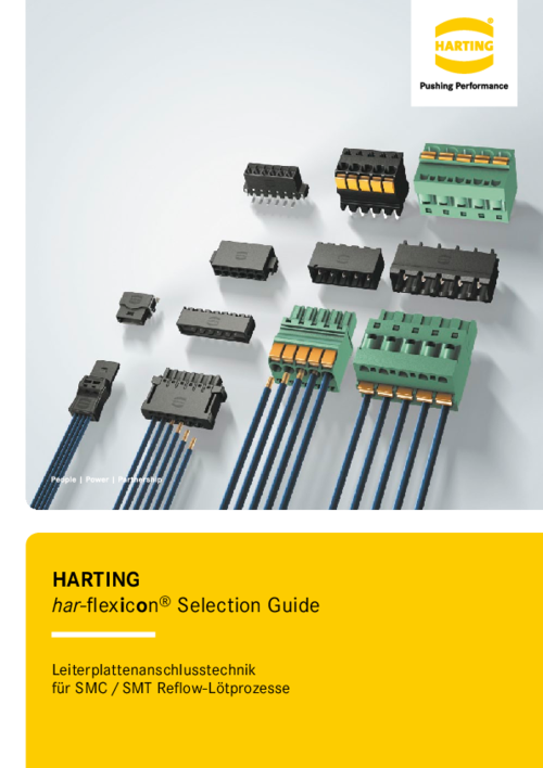 Har-flexicon® selection Guide  Leiterplattenanschlusstechnik für  SMC/SMT Reflow - Lötprozesse