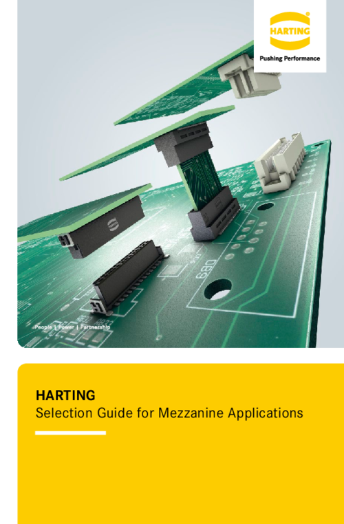   Harting Selection Guide  for Mezzanine application