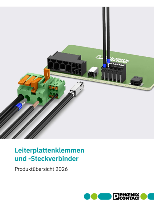 Leiterplattenklemmen und -Steckverbinder